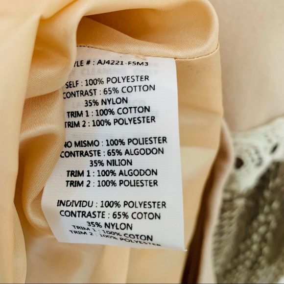 Altar’d State Pea Coat Ruffle Overlay, Crochet M - Picture 12 of 14